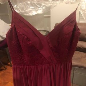 Bridesmaid/Mardi Gras/ maxi dress